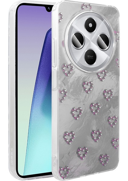 Redmi 14C 4g Kılıf Kamera Korumalı Figürlü Hzrv Ponti Silikon Kapak - Beyaz