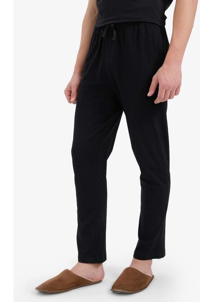 Yeni Sezon Regular Fit Basic Düz Cepli Pijama Altı