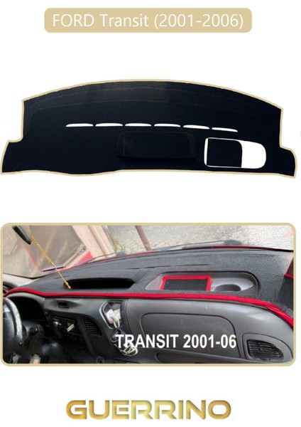 Ford Transit (2001-2006)TORPİDO Koruma Halısı Bej Kenar