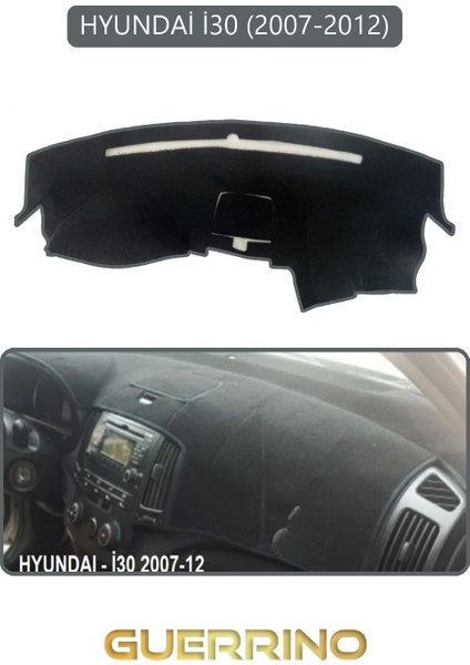 Hyundai I30 2007-2012TORPİDO Koruma Halısı Gri Kenar