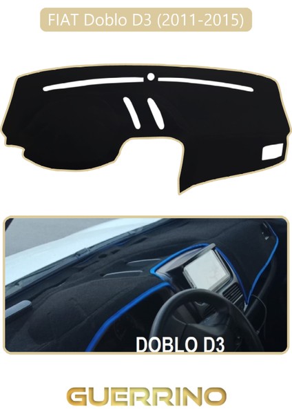 Fıat Doblo D3 2010-13 Modellerine Uyguntorpido Koruma Halısı Bej Kenar