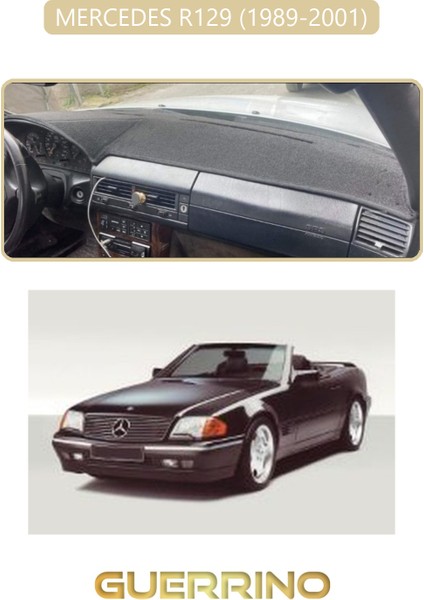 Mercedes R129 1989-2001TORPİDO Koruma Halısı Bej Kenar