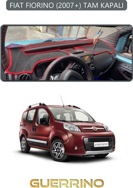 Fıat Fıorıno 2007+ Tam Kapalıtorpido Koruma Halısı Gri Kenar