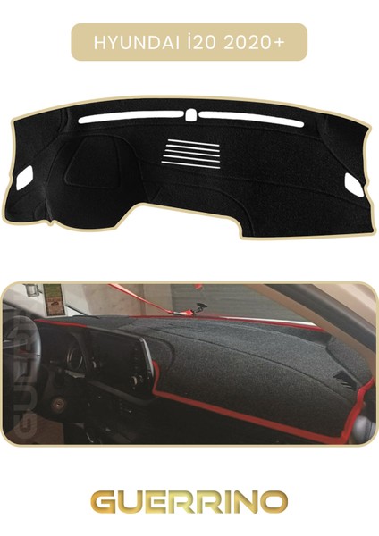 Hyundai I20 2020+TORPİDO Koruma Halısı Bej Kenar