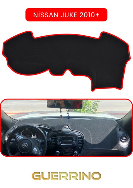 Nissan Juke 2010+TORPİDO Koruma Halısı Kırmızı Kenar