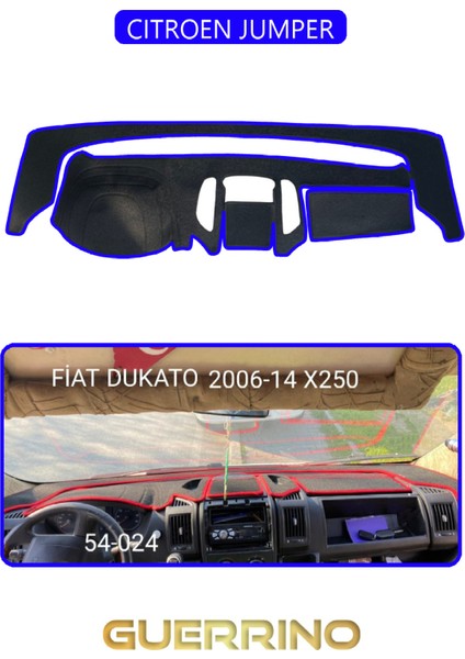 Cıtroen Jumpertorpido Koruma Halısı Mavi Kenar
