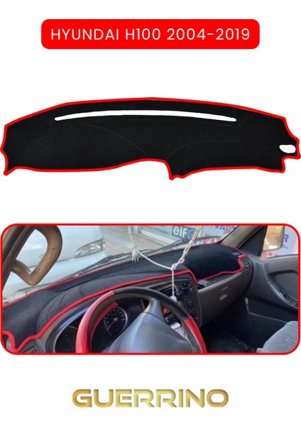 Hyundai H100 2004-2019TORPİDO Koruma Halısı Kırmızı Kenar