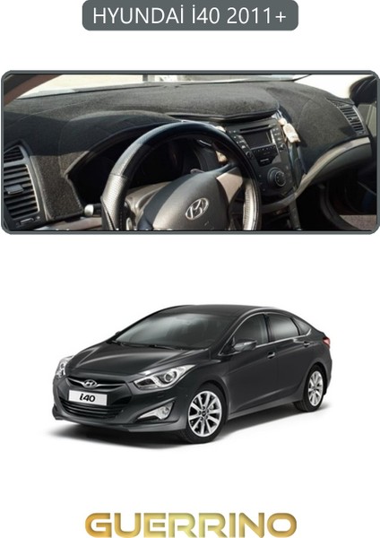 Hyundai I40 2011+ (I30 )Torpido Koruma Halısı Gri Kenar