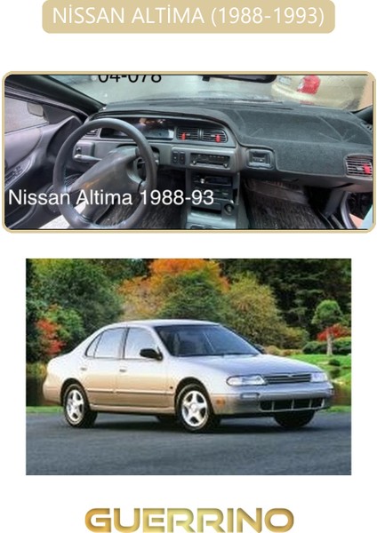 Nissan Altima 1988-1993TORPİDO Koruma Halısı Bej Kenar