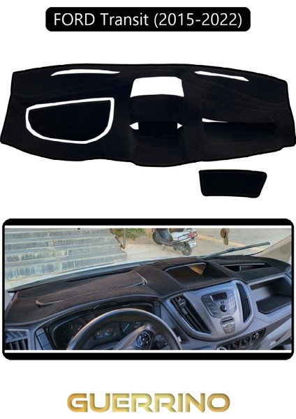Ford Transit (2015-2022)TORPİDO Koruma Halısı Siyah Kenar