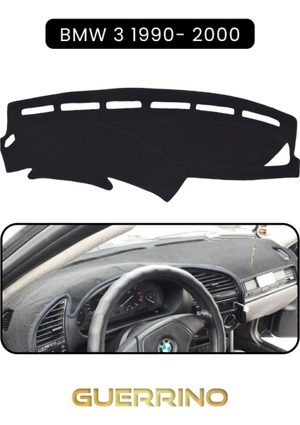 Bmw 3 1990-2000TORPİDO Koruma Halısı Siyah Kenar