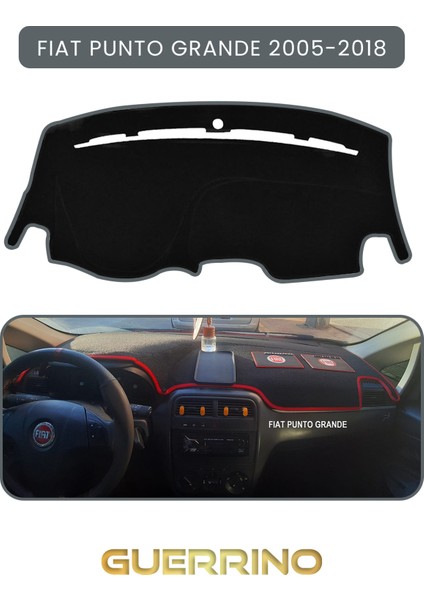 Fıat Punto Grande 2005-2018 Modellerine Uyguntorpido Koruma Halısı Gri Kenar