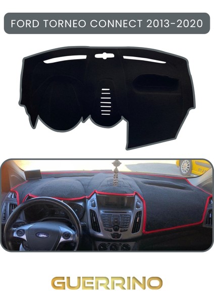 Ford Torneo Connect (2013-2020)TORPİDO Koruma Halısı Gri Kenar