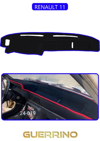 Renault 11TORPİDO Koruma Halısı Mavi Kenar