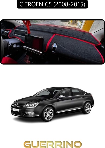 Cıtroen C5 2008-2015TORPİDO Koruma Halısı Siyah Kenar