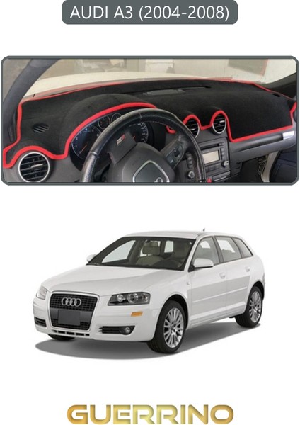 Audı A3 (2004-2008)TORPİDO Koruma Halısı Gri Kenar