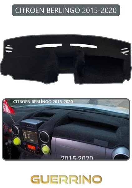 Cıtroen Berlingo 2015-2020TORPİDO Koruma Halısı Gri Kenar