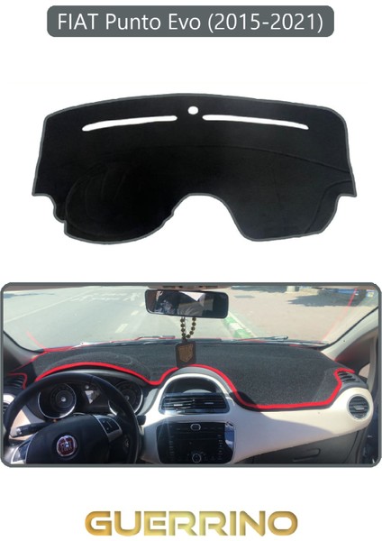 Fıat Punto Evo 2015-2021 Modellerine Uyguntorpido Koruma Halısı Gri Kenar