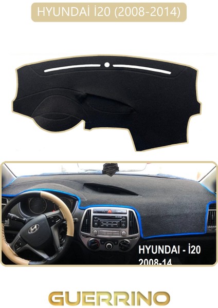 Hyundai I20 2008-2014TORPİDO Koruma Halısı Bej Kenar