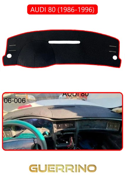 Audı 80 (1986-1996)TORPİDO Koruma Halısı Kırmızı Kenar
