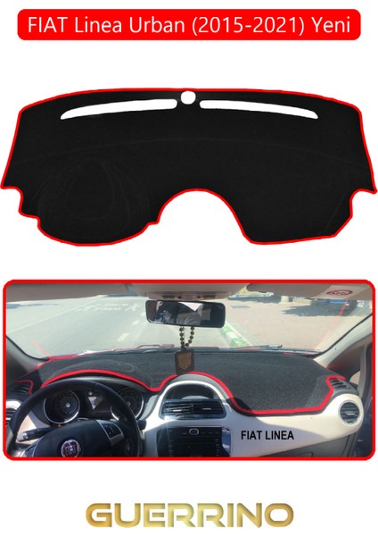 Fıat Linea Urban 2015-2021 Modellerine Uygun Yenitorpido Koruma Halısı Kırmızı Kenar