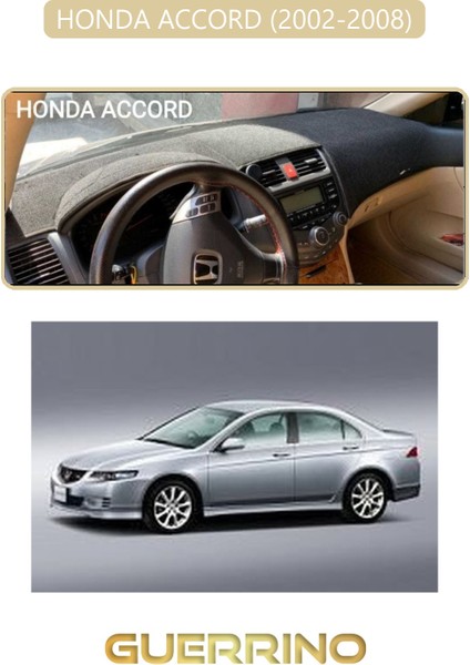 Honda Accord 2002-2008TORPİDO Koruma Halısı Bej Kenar