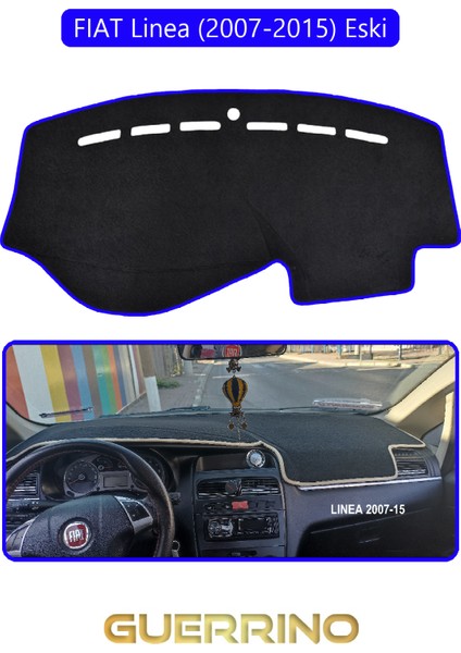 Fıat Linea 2007-2015 Modellerine Uygun Eskitorpido Koruma Halısı Mavi Kenar