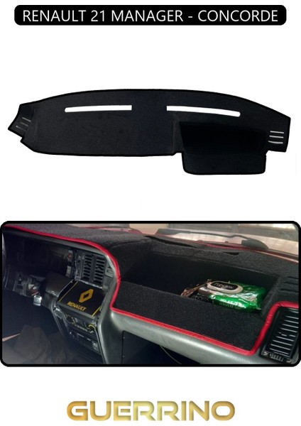 Renault 21 Manager - Concordetorpido Koruma Halısı Siyah Kenar