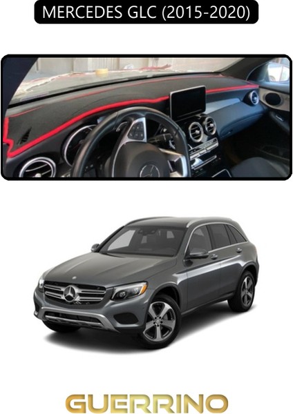 Mercedes Glc 2015-2020TORPİDO Koruma Halısı Siyah Kenar