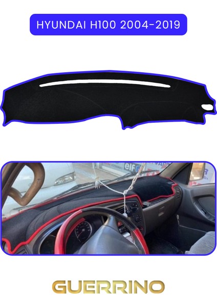 Hyundai H100 2004-2019TORPİDO Koruma Halısı Mavi Kenar