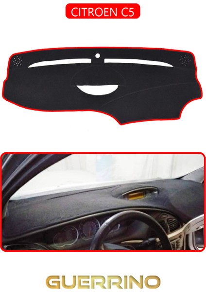 Cıtroen C5TORPİDO Koruma Halısı Kırmızı Kenar