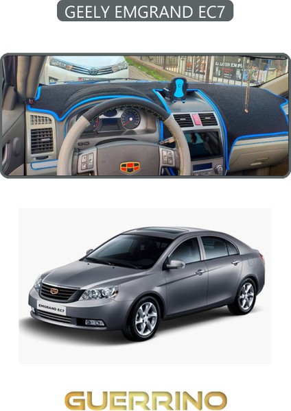 Geely Emgrand EC7TORPİDO Koruma Halısı Gri Kenar