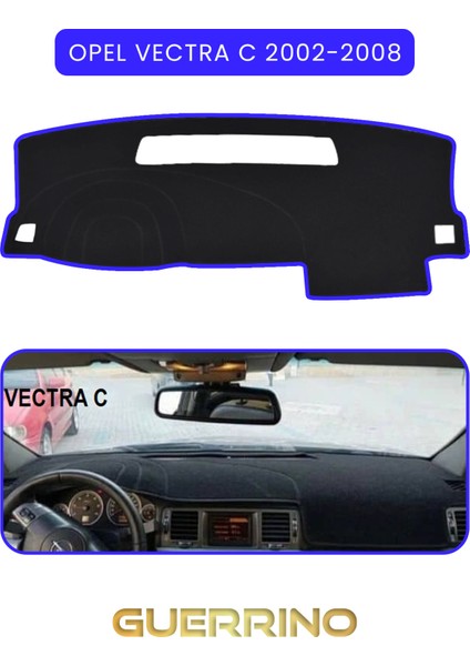 Opel Vectra C 2002-2008 Torpido Koruma Halısı Mavi Kenar