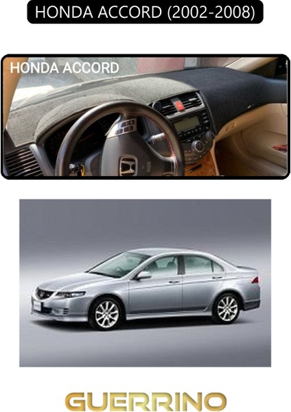 Honda Accord 2002-2008TORPİDO Koruma Halısı Siyah Kenar