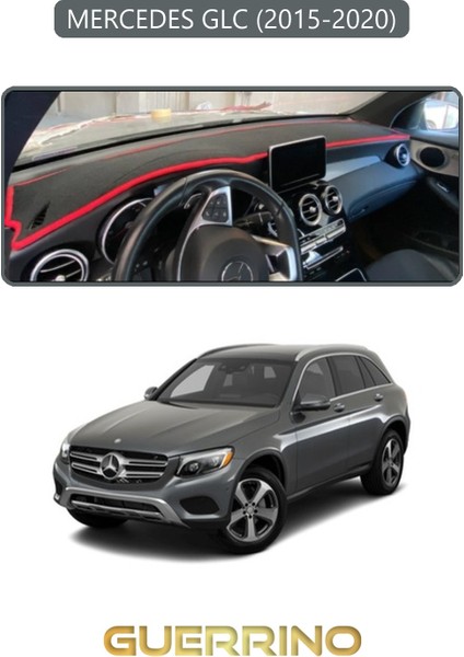 Mercedes Glc 2015-2020TORPİDO Koruma Halısı Gri Kenar
