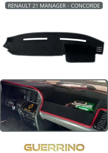 Renault 21 Manager - Concordetorpido Koruma Halısı Gri Kenar