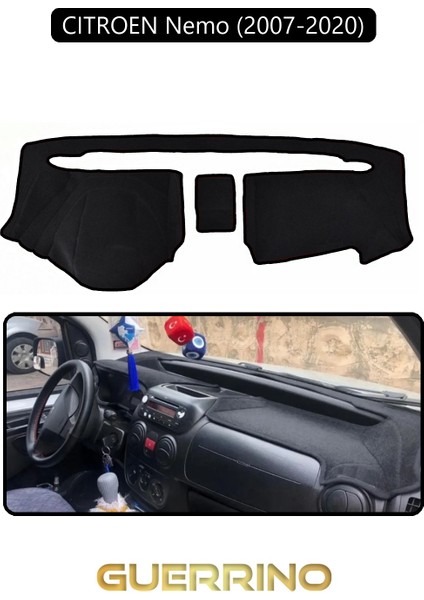 Cıtroen Nemo (2007-2020)TORPİDO Koruma Halısı Siyah Kenar