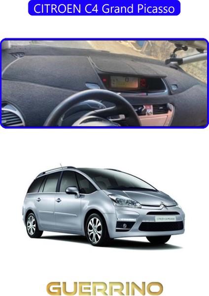 Cıtroen C4 Grand Picassotorpido Koruma Halısı Mavi Kenar
