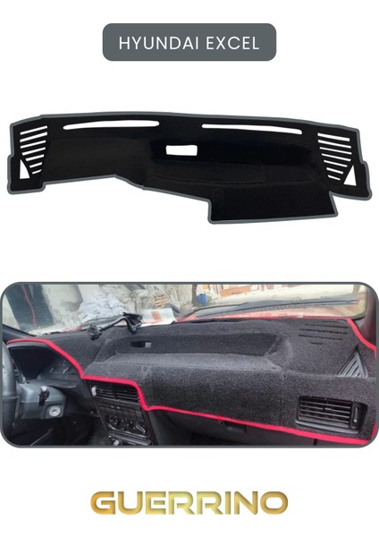 Hyundai Exceltorpido Koruma Halısı Gri Kenar