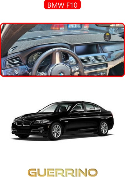 Bmw F10TORPİDO Koruma Halısı Kırmızı Kenar