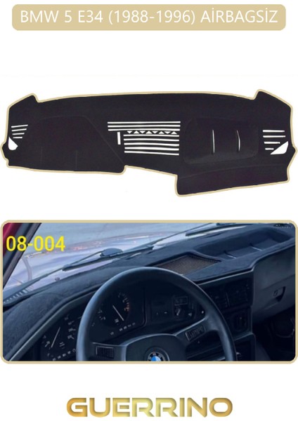 Bmw 5 E34 1988-1996 Airbagsiztorpido Koruma Halısı Bej Kenar