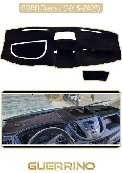 Ford Transit (2015-2022)TORPİDO Koruma Halısı Bej Kenar