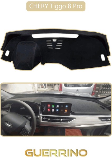 Chery Tiggo 8 Pro Torpido Koruma Halısı Bej Kenar