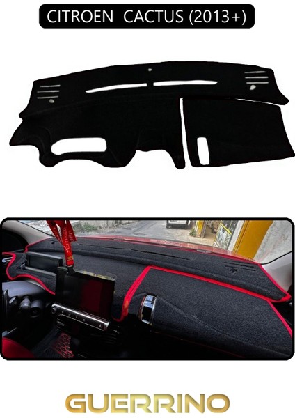 Cıtroen Cactus 2013+TORPİDO Koruma Halısı Siyah Kenar