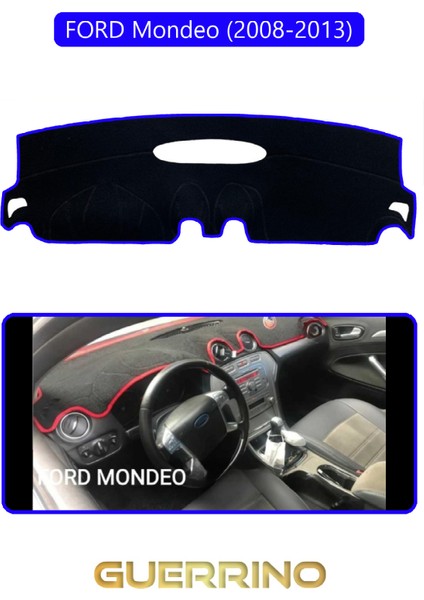 Ford Mondeo (2008-2013)TORPİDO Koruma Halısı Mavi Kenar