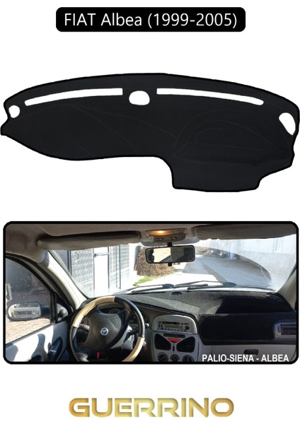 Fıat Albea 1999-2005 Modellerine Uygun Eskitorpido Koruma Halısı Siyah Kenar