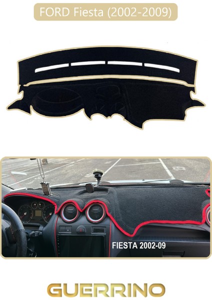 Ford Fiesta (2002-2009)TORPİDO Koruma Halısı Bej Kenar