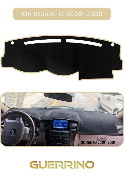 Kia Sorento 2006-2009TORPİDO Koruma Halısı Bej Kenar