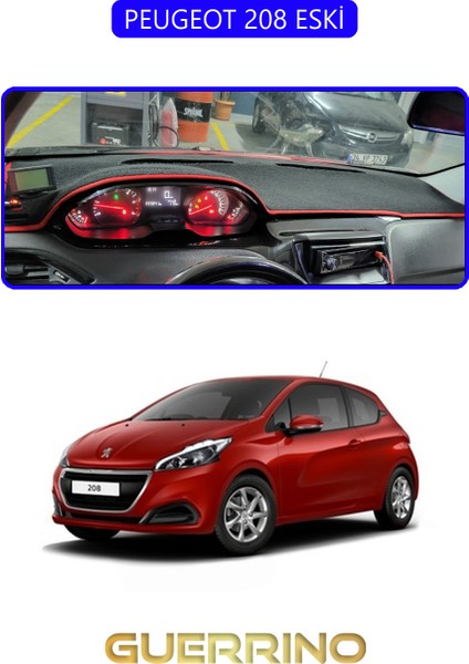 Peugeot 208 Eskitorpido Koruma Halısı Mavi Kenar