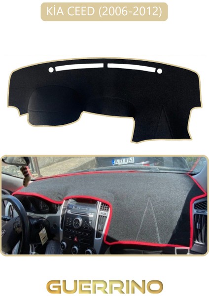 Kia Ceed 2006-2012TORPİDO Koruma Halısı Bej Kenar
